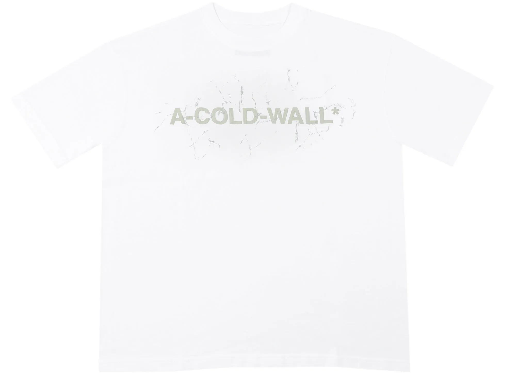 A-COLD-WALL* Knitted Logo S/S Tee in White