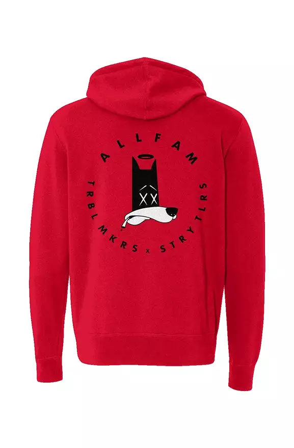 AF TRBLMKRS HOODIE RED/BLK