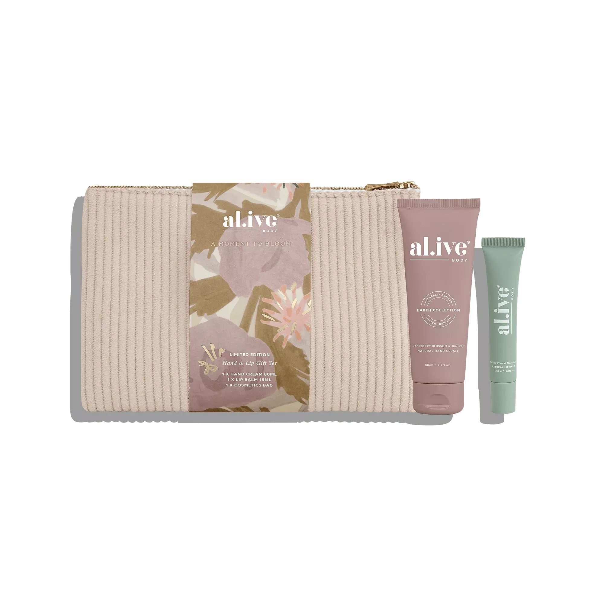 Al.ive Body Hand & Lip Gift Set - A Moment To Bloom