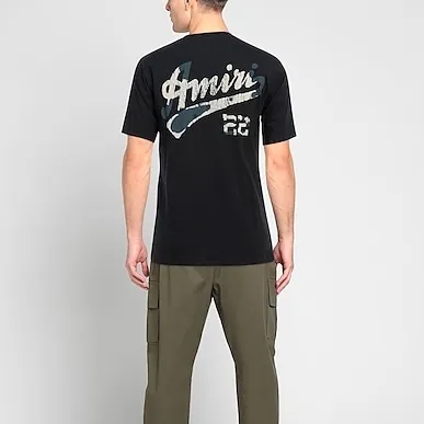 AMIRI  |Crew Neck Unisex Street Style Plain Cotton Logo