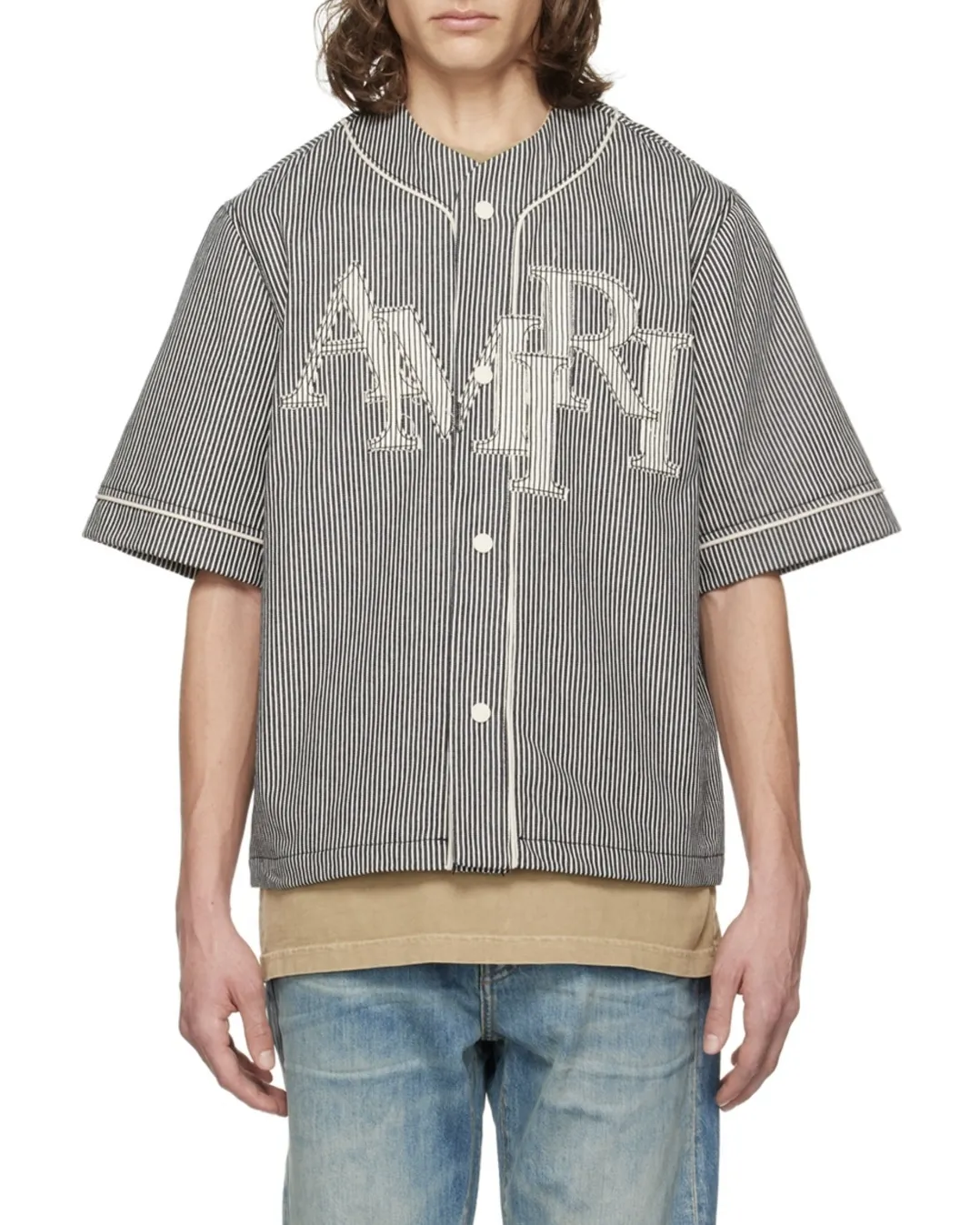 AMIRI  |Street Style Short Sleeves Shirts