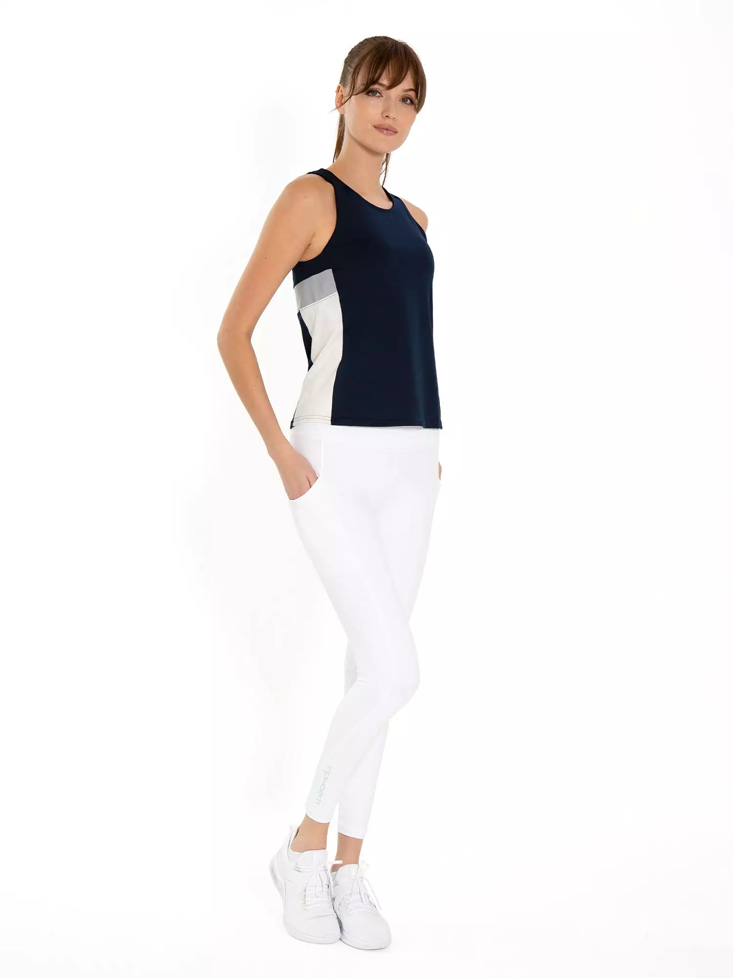 Ashley 7/8 Legging - White