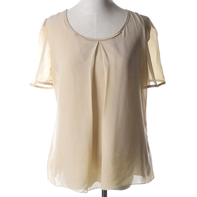 AshoreShop Summer Women's Chiffon Short Sleeve Shirt