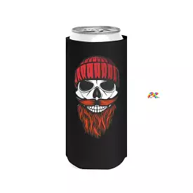 Beard and Beanie Slim Can Cooler