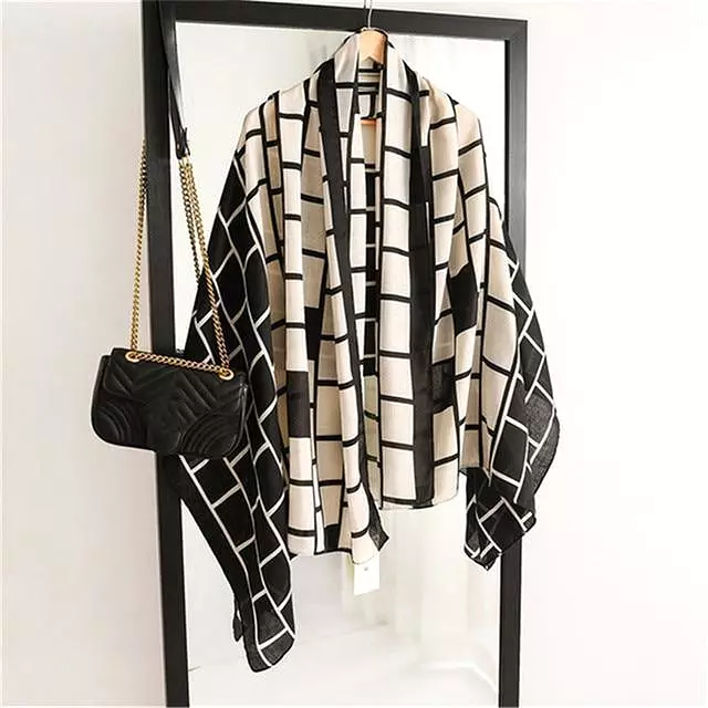 Black-White Women Scarves