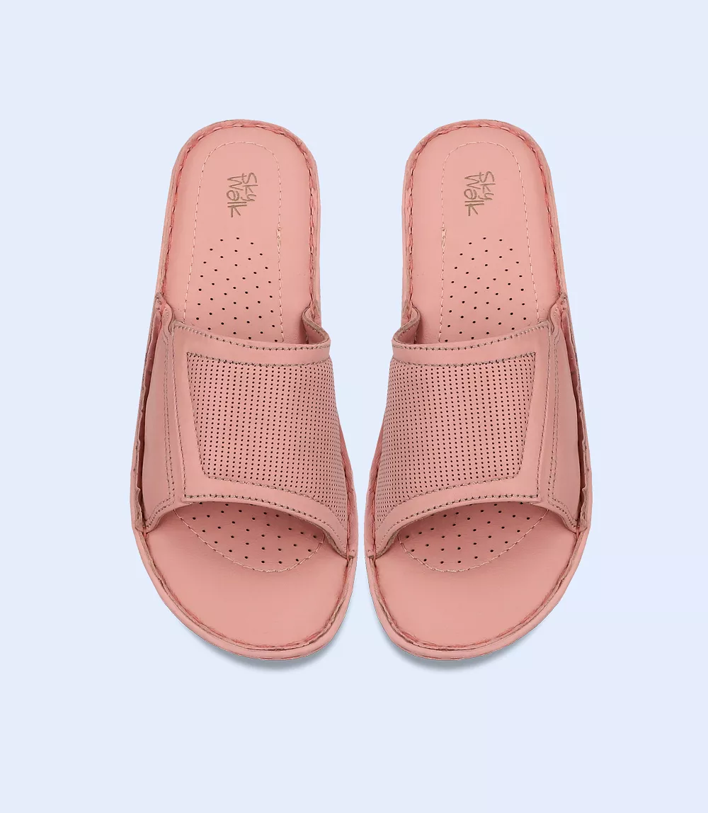 BW7533-TEA PINK-Women Comfort Chappal