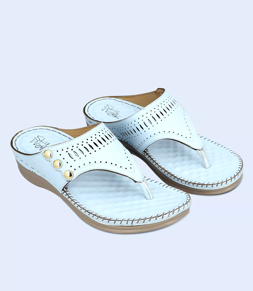 BW9846-ICE BLUE-Women Chappal