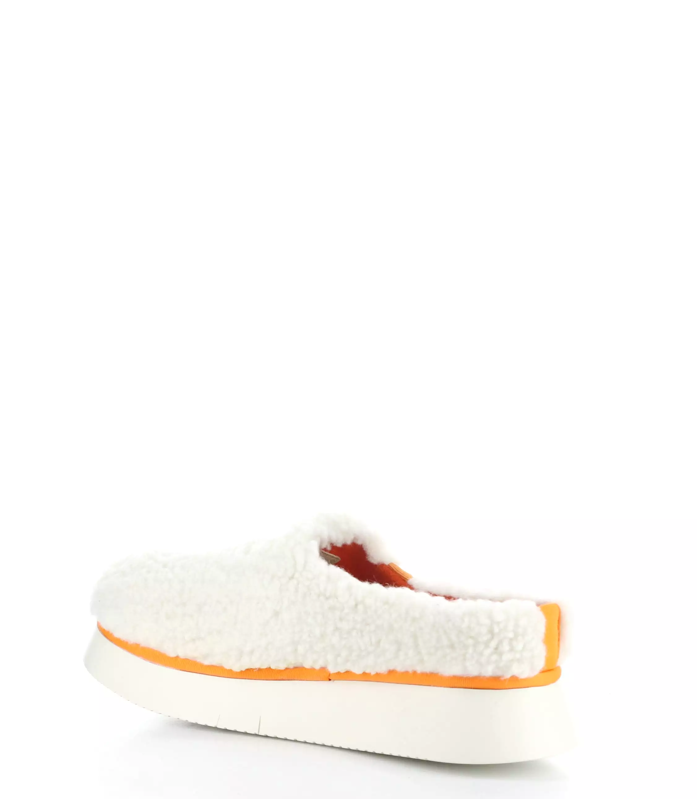 CAFE360FLY 003 OFF WHITE/ORANGE Slip-on Mules