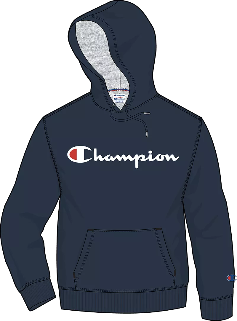 Champion Big & Tall Script Pullover Hoodie