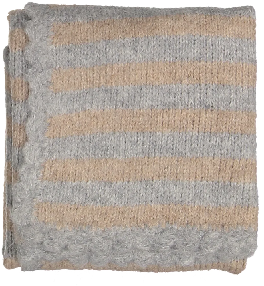 CJ27048 Blanket-Beige/Grey