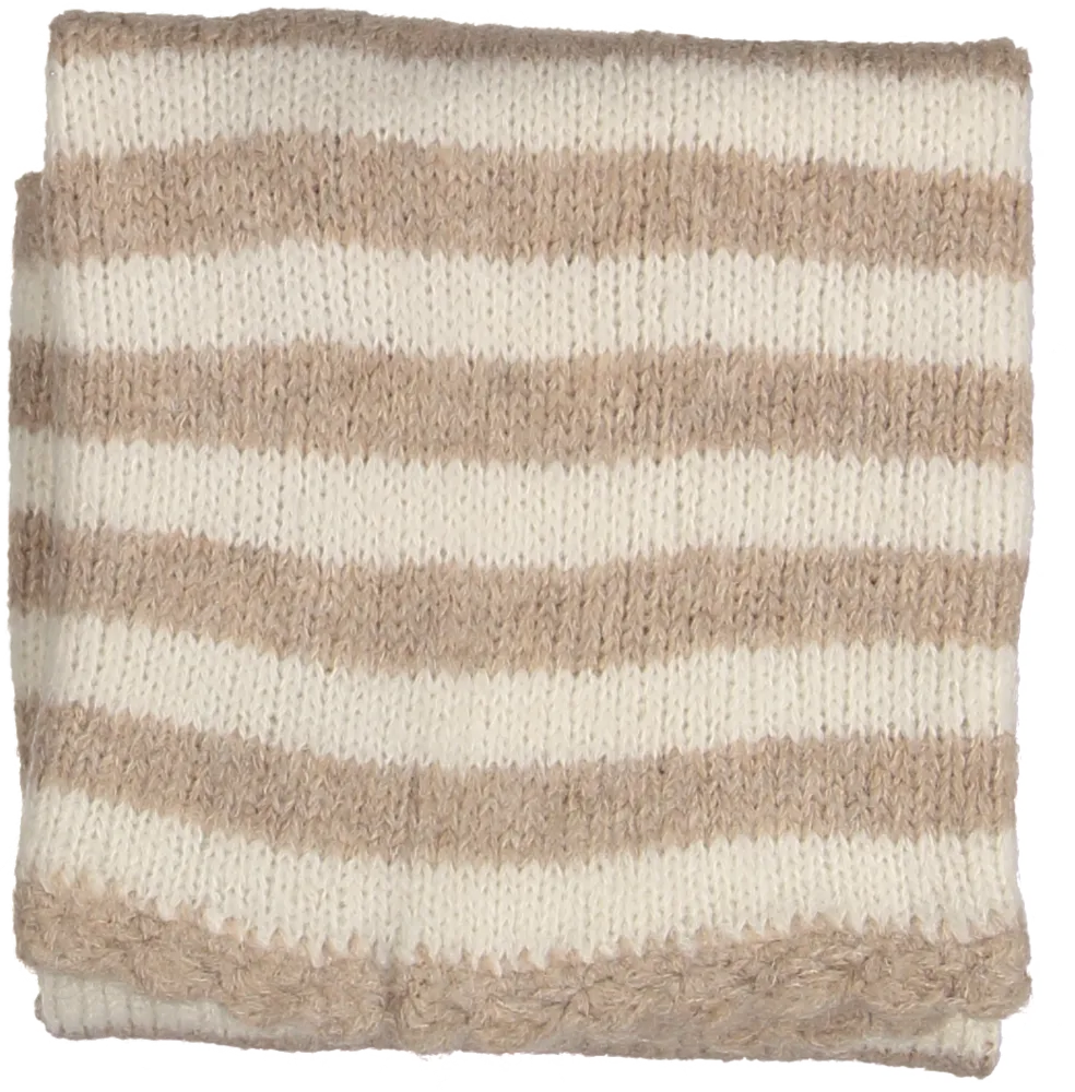 CJ27048 Blanket-Ivory/Beige