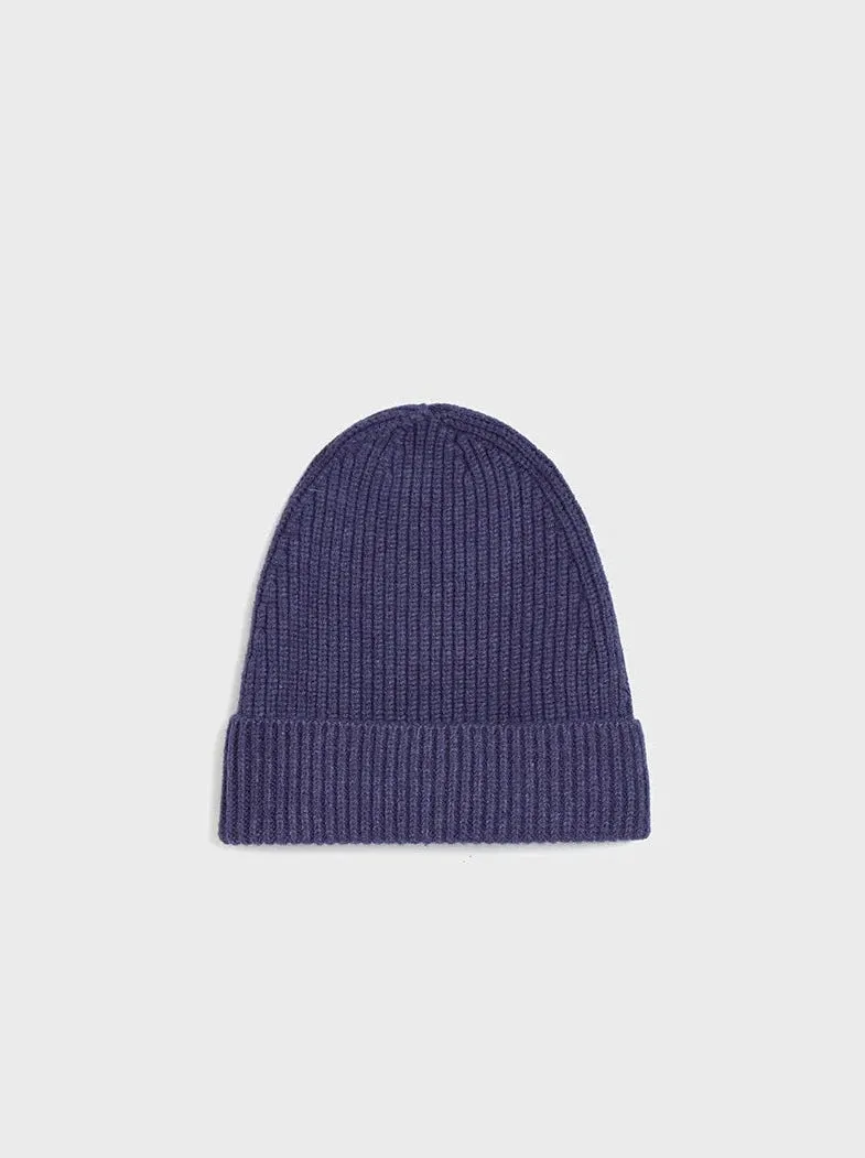 CLARISSA BEANIE INDIGO