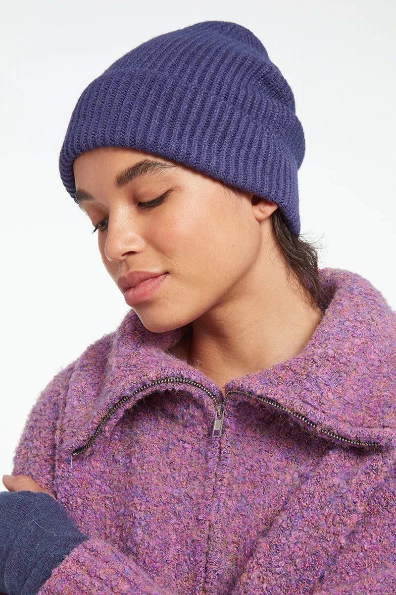 CLARISSA BEANIE INDIGO