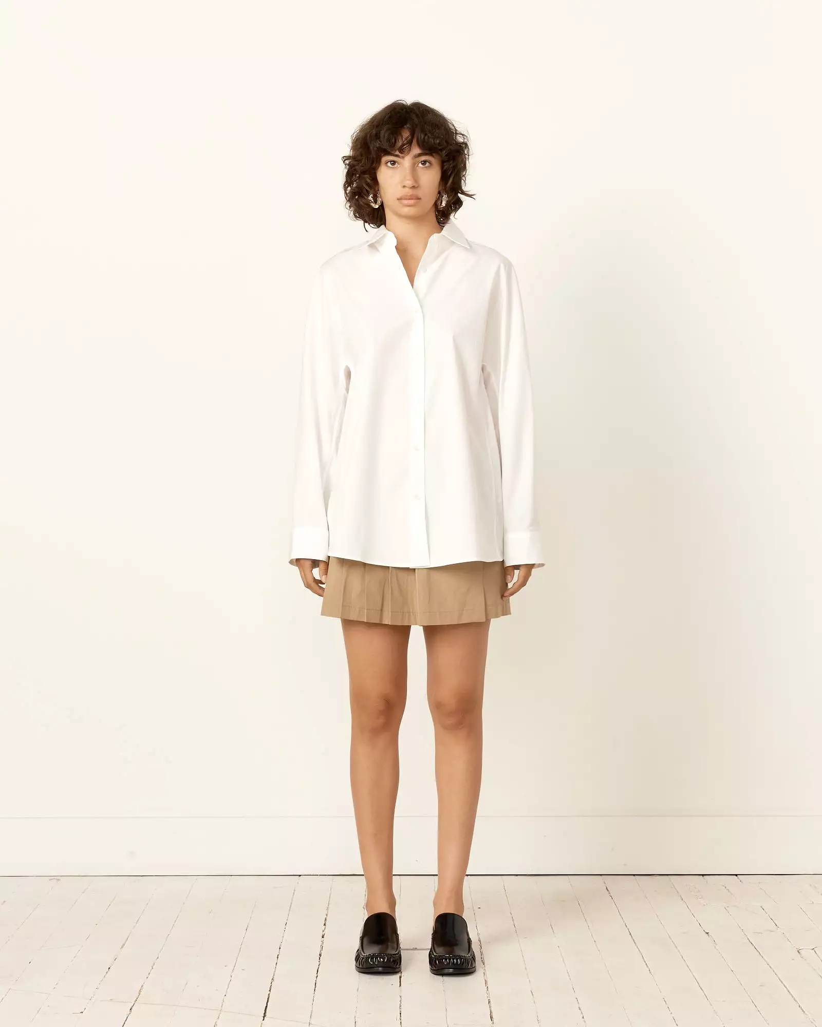 Cocoon Shirt in White