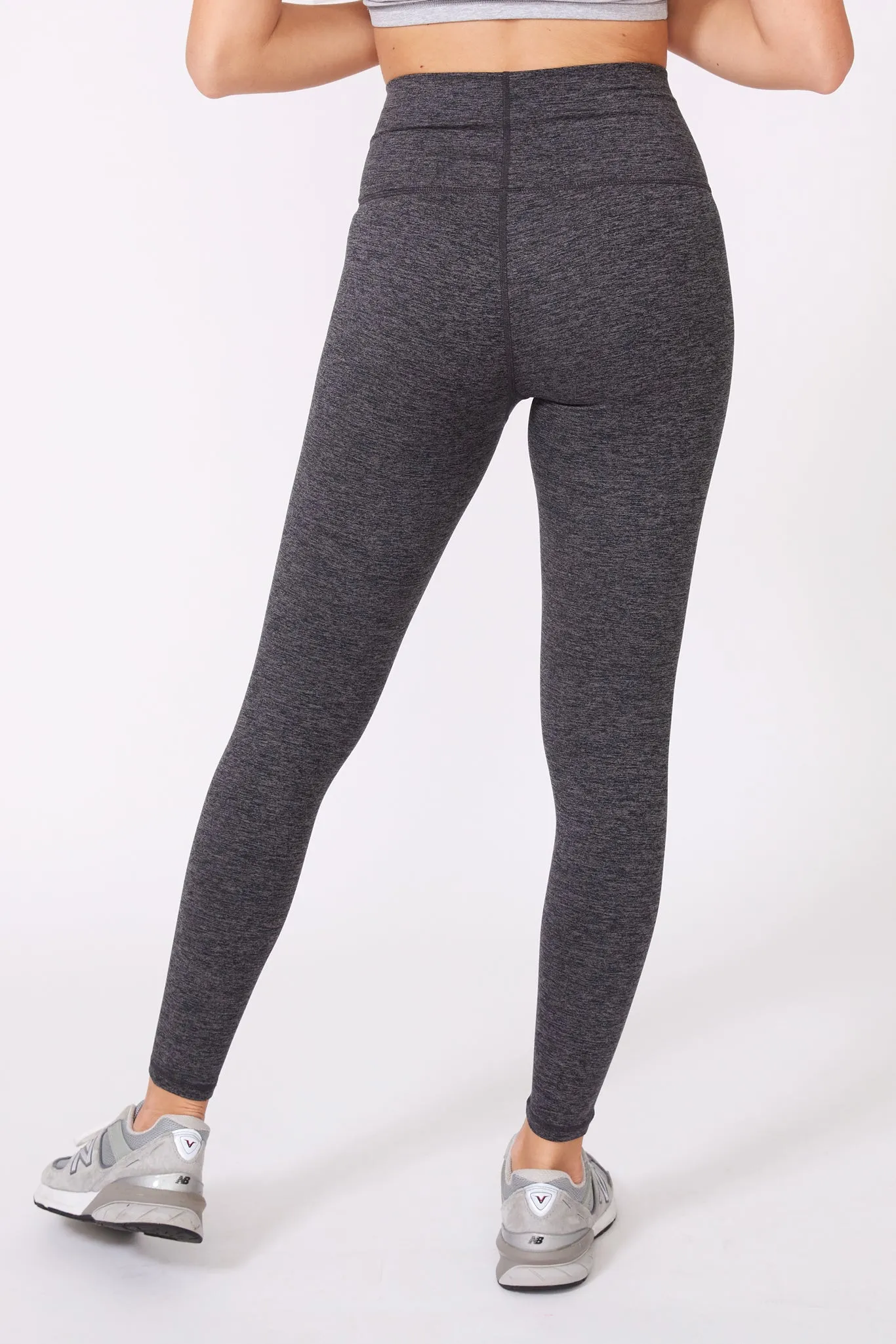 Colorblock TLC Leggings in Collegiate Gray and Dark Heathered Gray