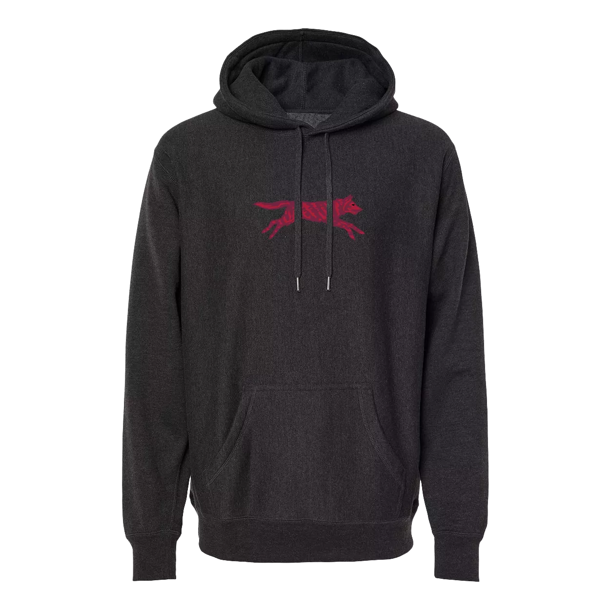 Crimson Wolf Hoodie