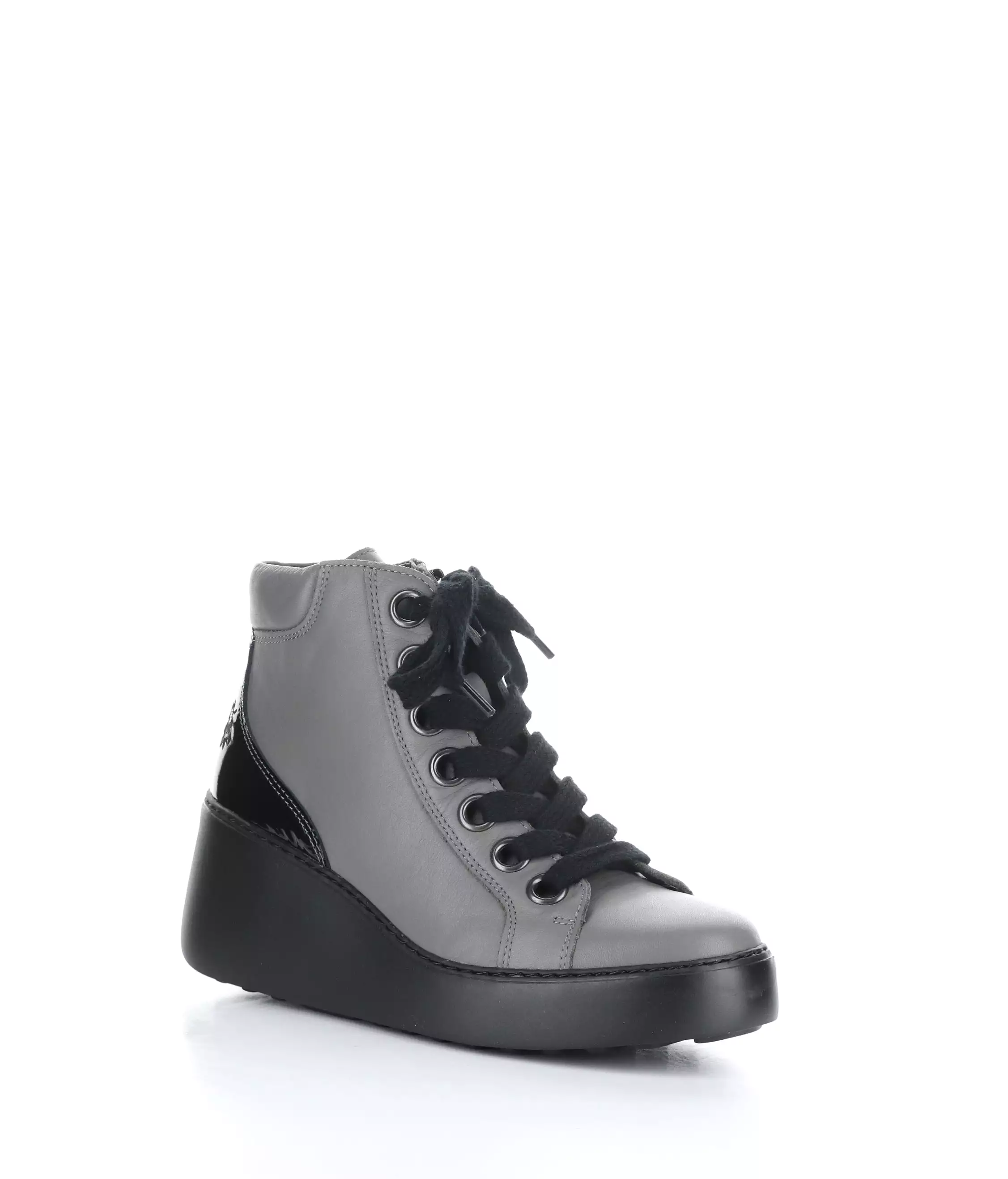 DICE468FLY 001 GREY/BLACK Hi-Top Shoes