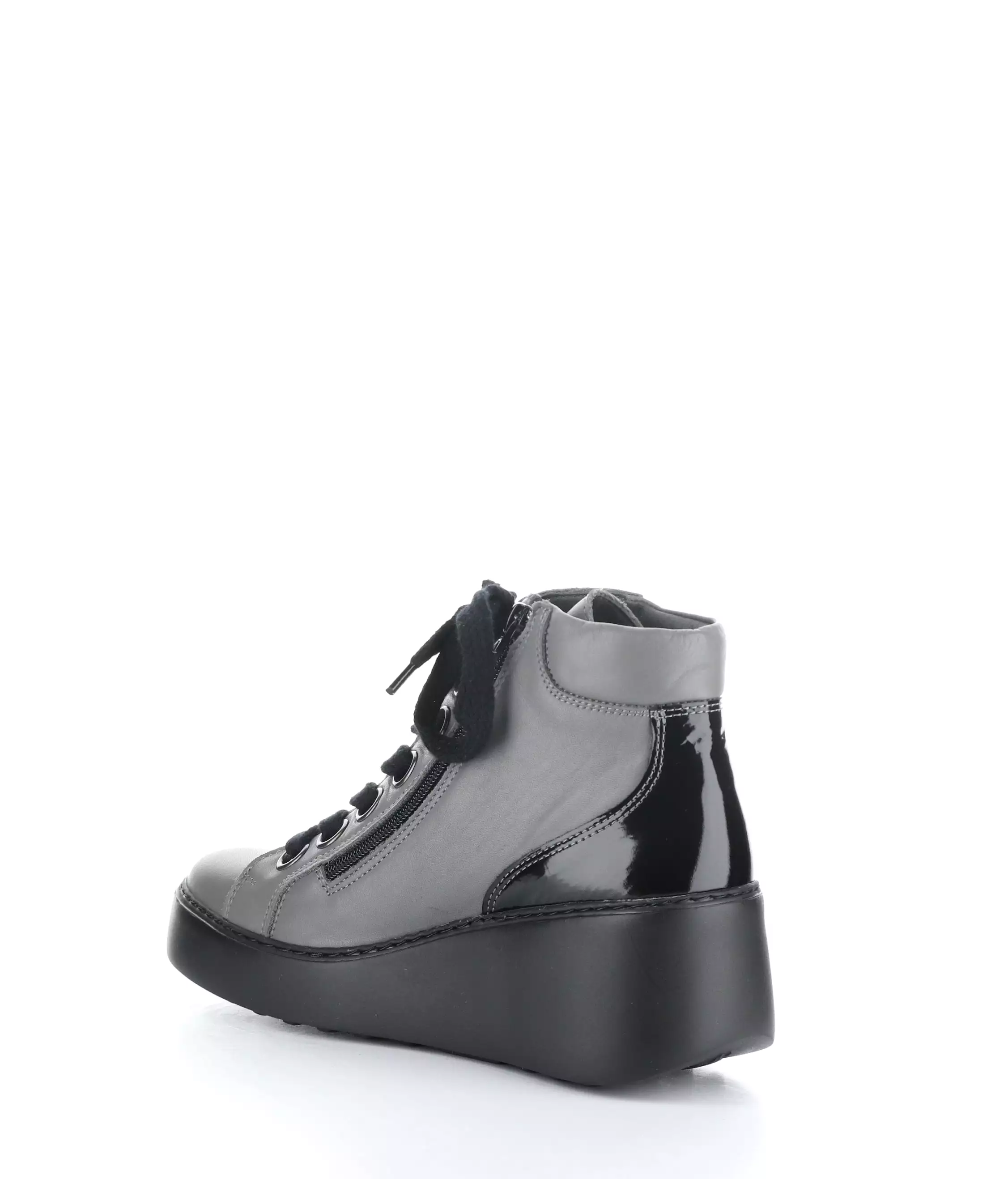 DICE468FLY 001 GREY/BLACK Hi-Top Shoes