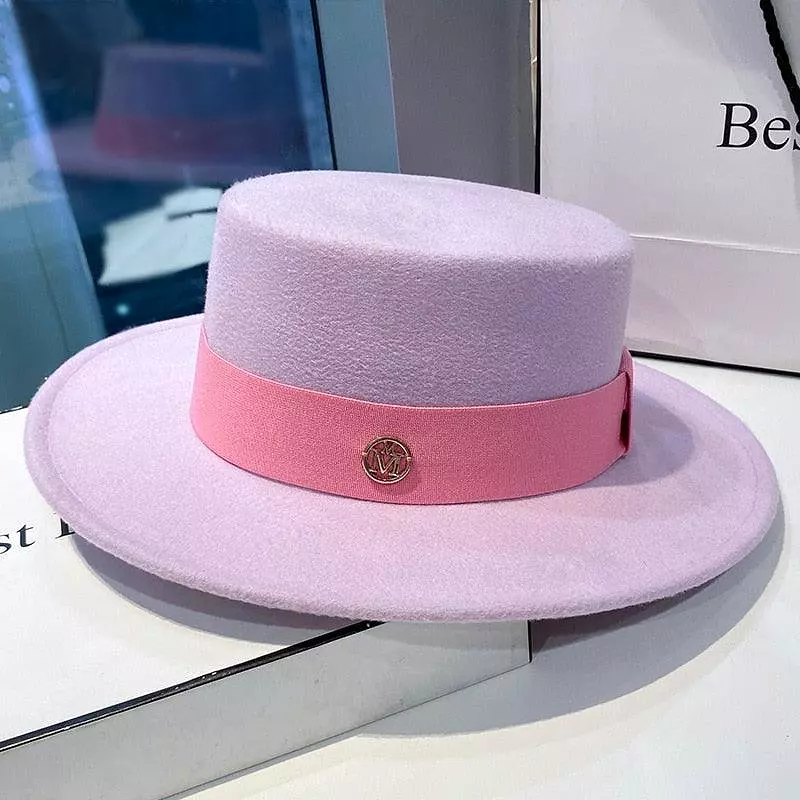 Elegant Fedora Hats for Women - Flat Top