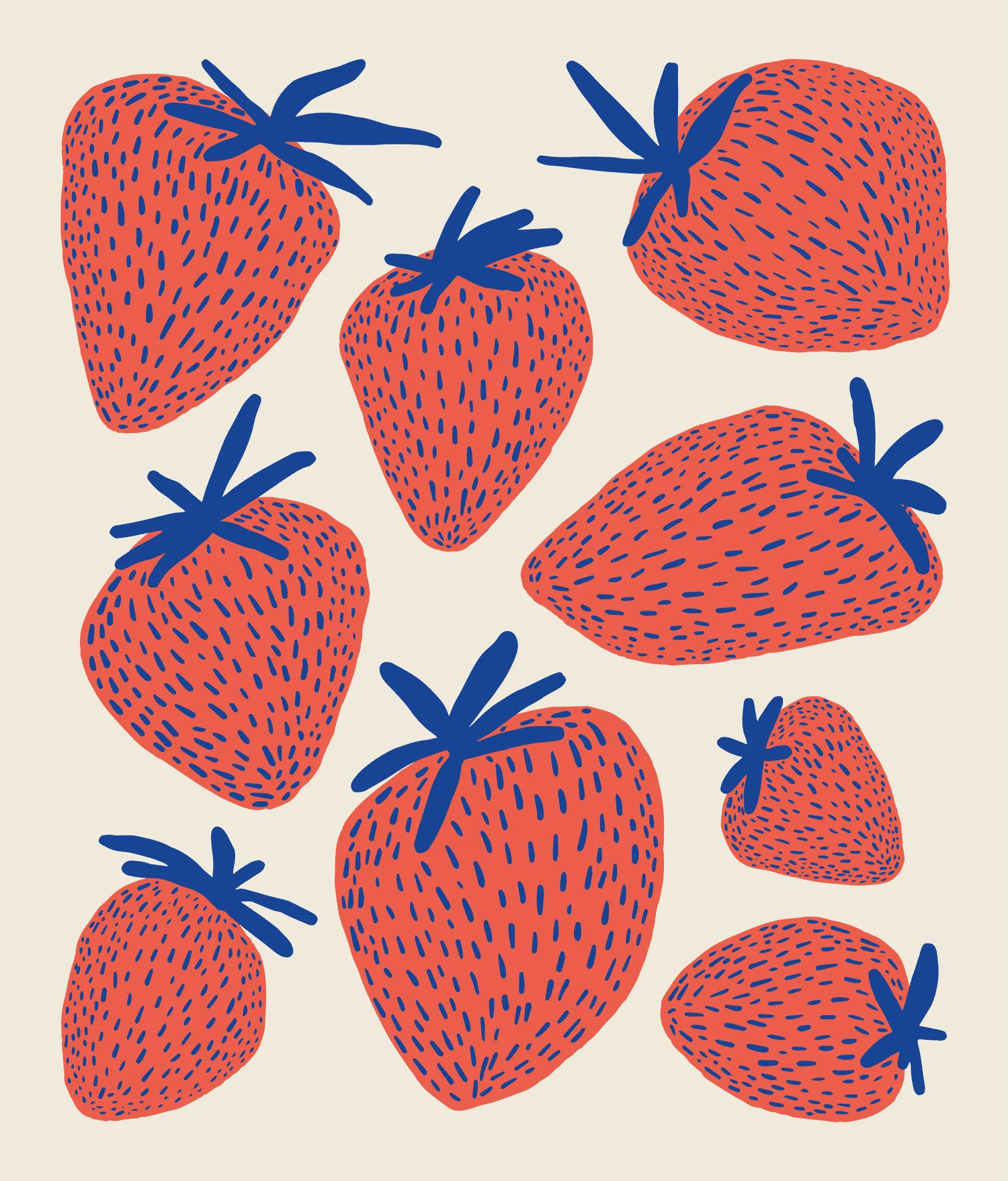 Gab Art Design Blankets - Strawberry