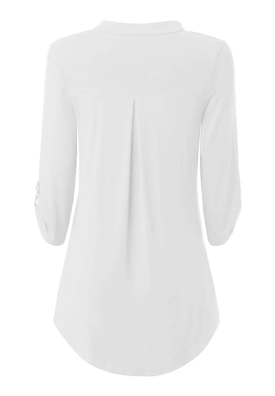 Haute Edition Women's 3/4 Sleeve Tunic Tops S-3X Solid. Plus size available.