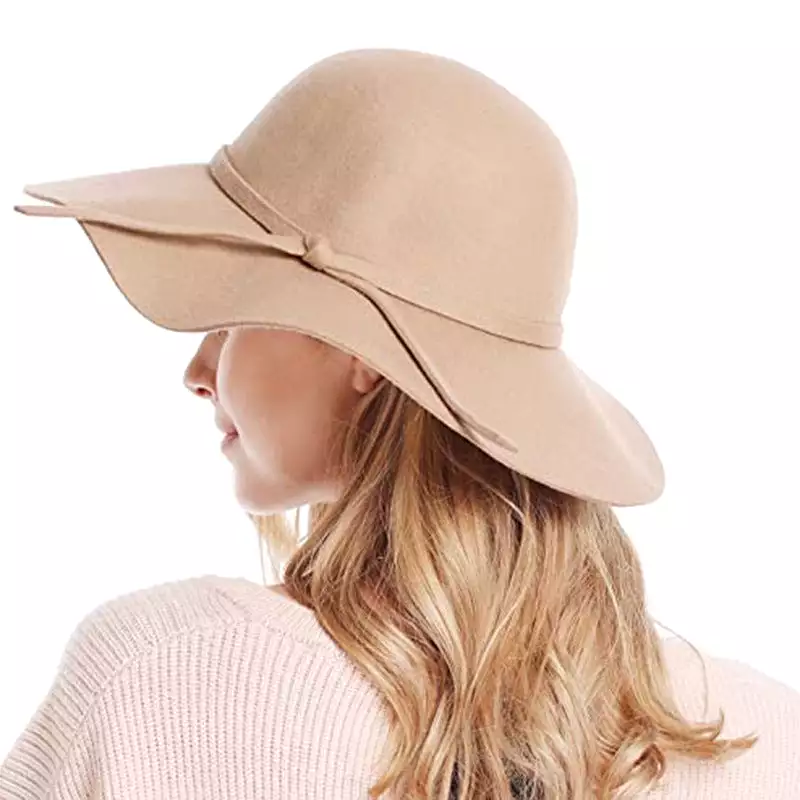 Haute Edition Women's Felt Floppy Hat