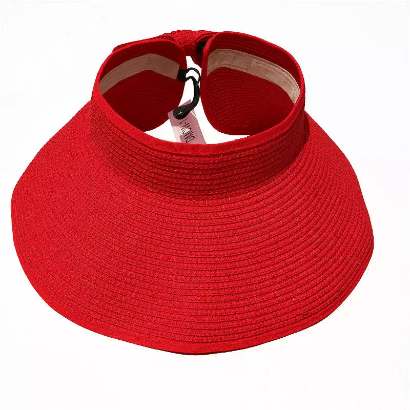 Haute Edition Women's Roll Up Packable Sun Visor Hat