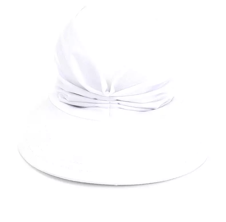 Haute Edition Women's Ruched Stretchy Headband Sun Visor Hat