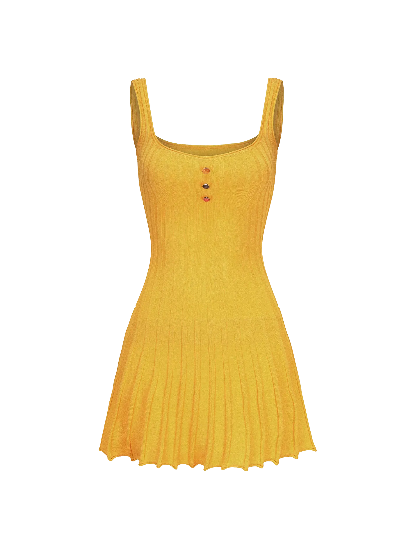 Janelle Knit Dress (Yellow)