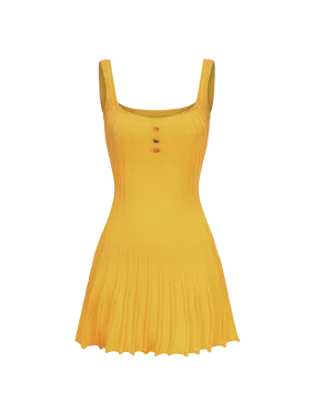 Janelle Knit Dress (Yellow)