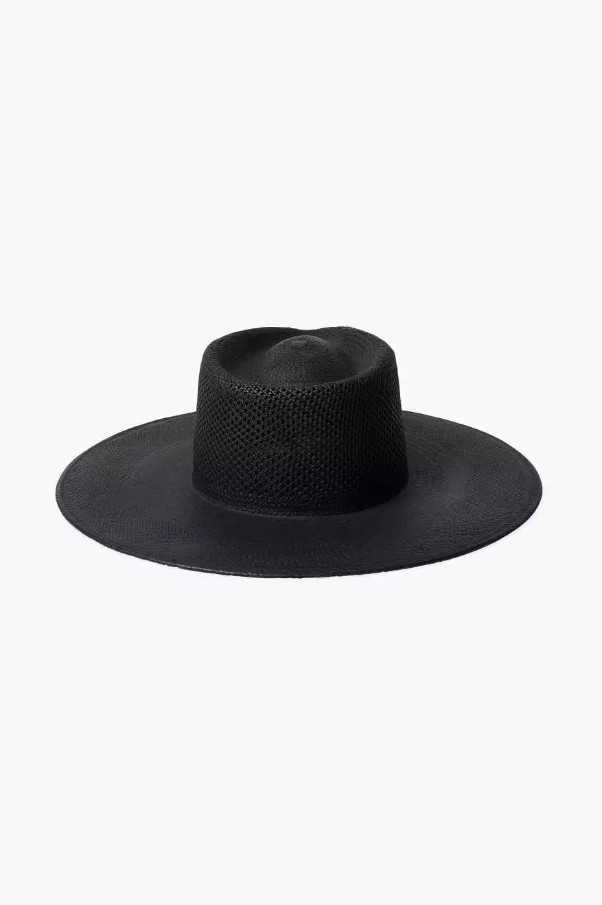 Jo Panama Straw Rancher Hat - Corondao Black