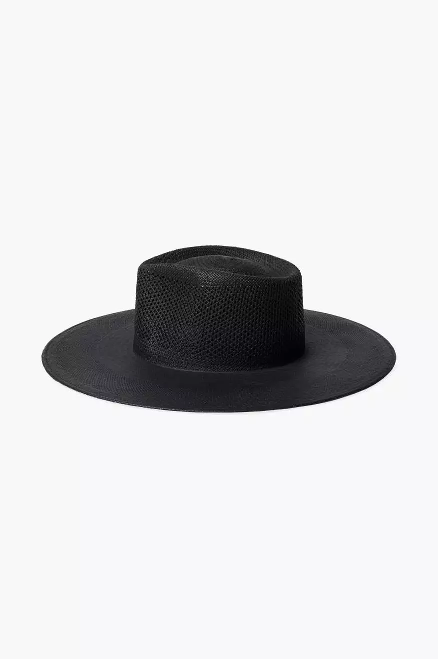 Jo Panama Straw Rancher Hat - Corondao Black