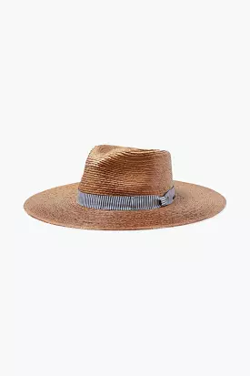 Jo Straw Rancher Hat Limited - Coffee/Washed Navy/Biscotti