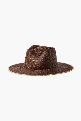 Joanna Festival Hat - Dark Earth/Honey