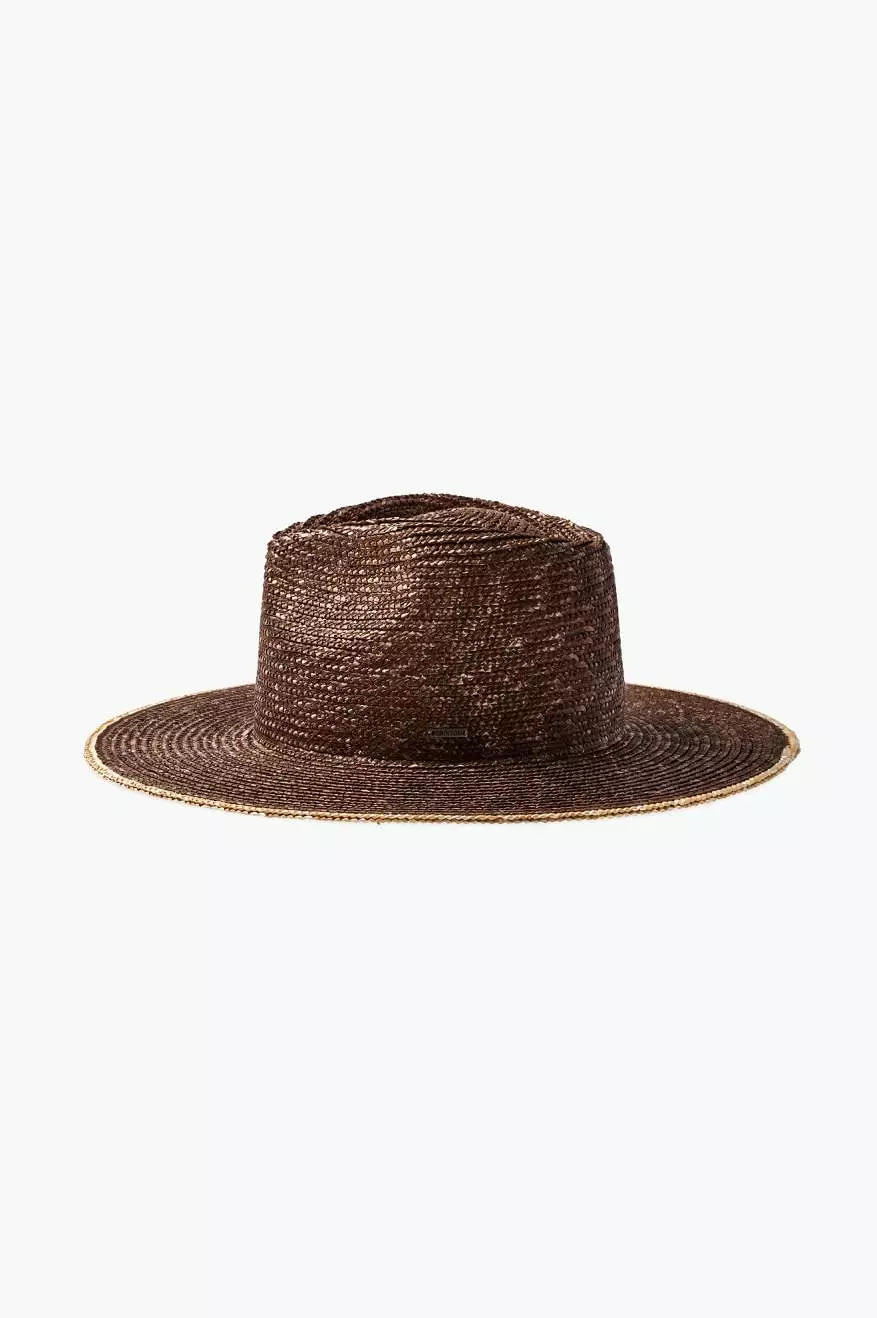 Joanna Festival Hat - Dark Earth/Honey