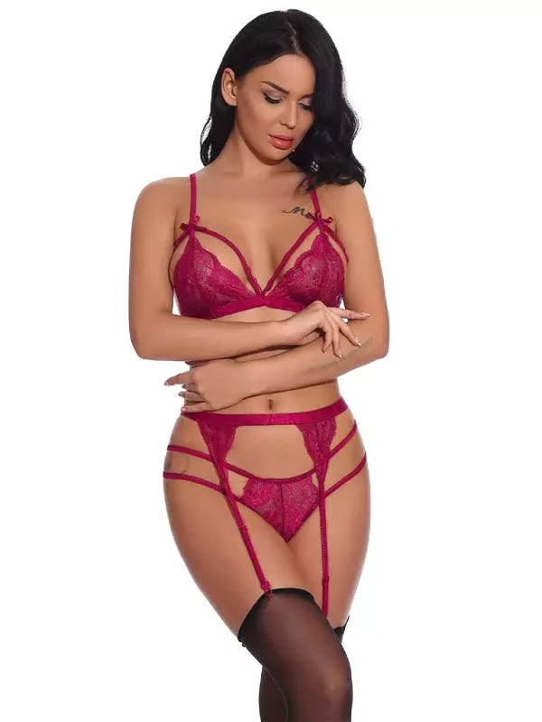 Ladies Sexy Lace Lingerie Set