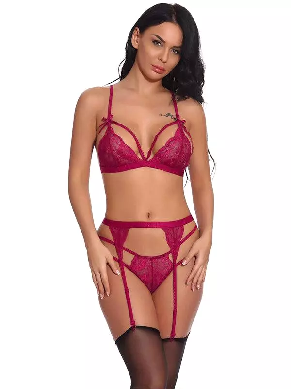 Ladies Sexy Lace Lingerie Set