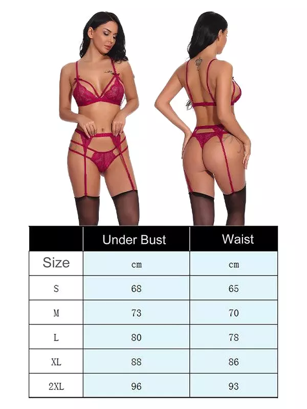 Ladies Sexy Lace Lingerie Set