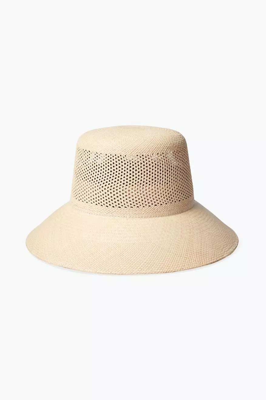 Lopez Panama Straw Bucket Hat - Catalina Sand