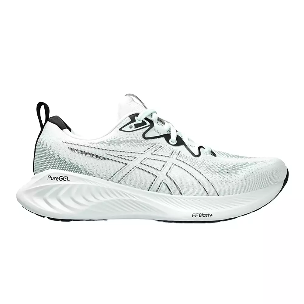 Men's Asics GEL-Cumulus 25, Pure Aqua/White, 8 D Medium