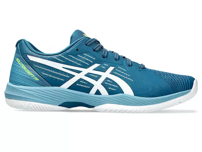 Men's Asics Solution Swift FlyteFoam, Restful Teal/White, 11.5 D Medium