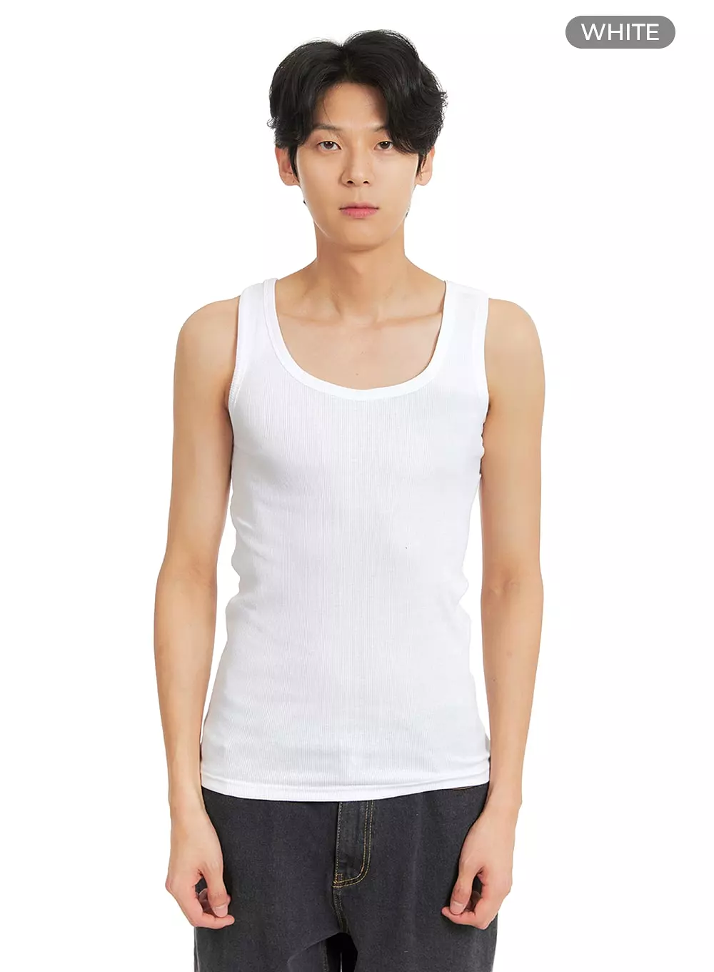 Men's Basic Slim Fit Tank Top IA401