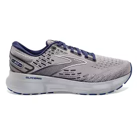 Men's Brooks Glycerin 20, Alloy/Grey/Blue Depths, 9 D Medium