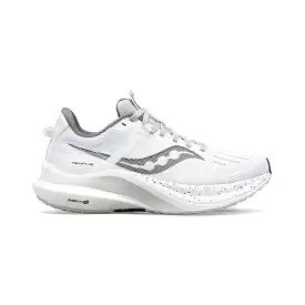 Men's Saucony Tempus, White/Black, 12 D Medium