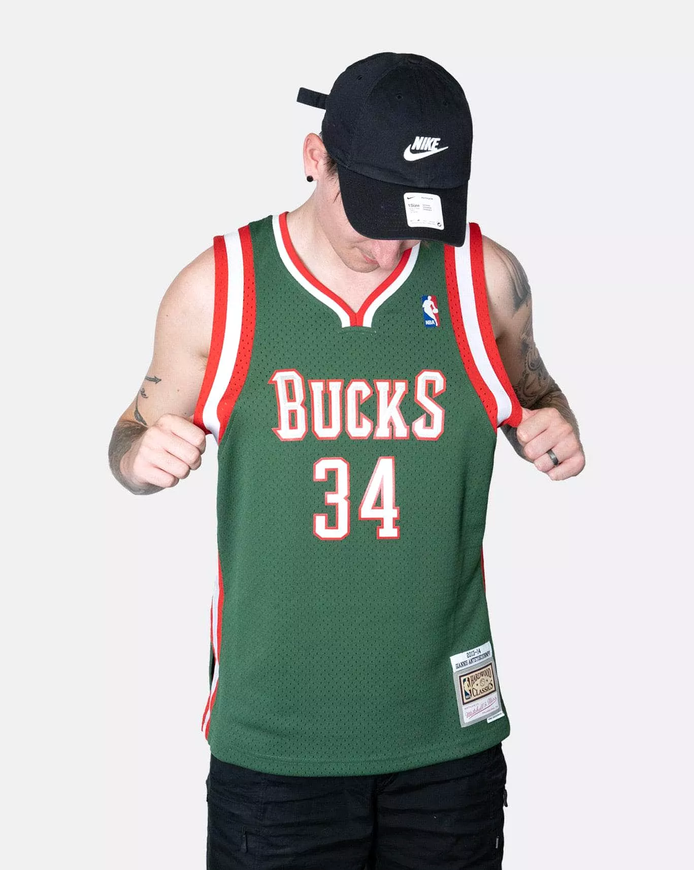 mitchell and ness Milwaukee Bucks antetokounmpo