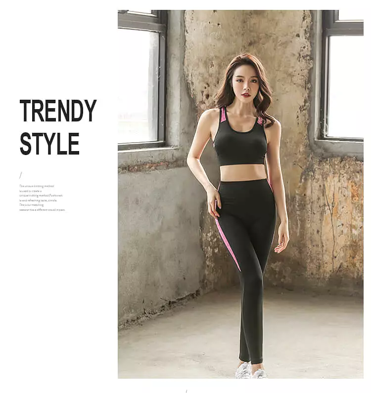 Quick dry women sportswear 4PCS set fitness gym yoga clothing