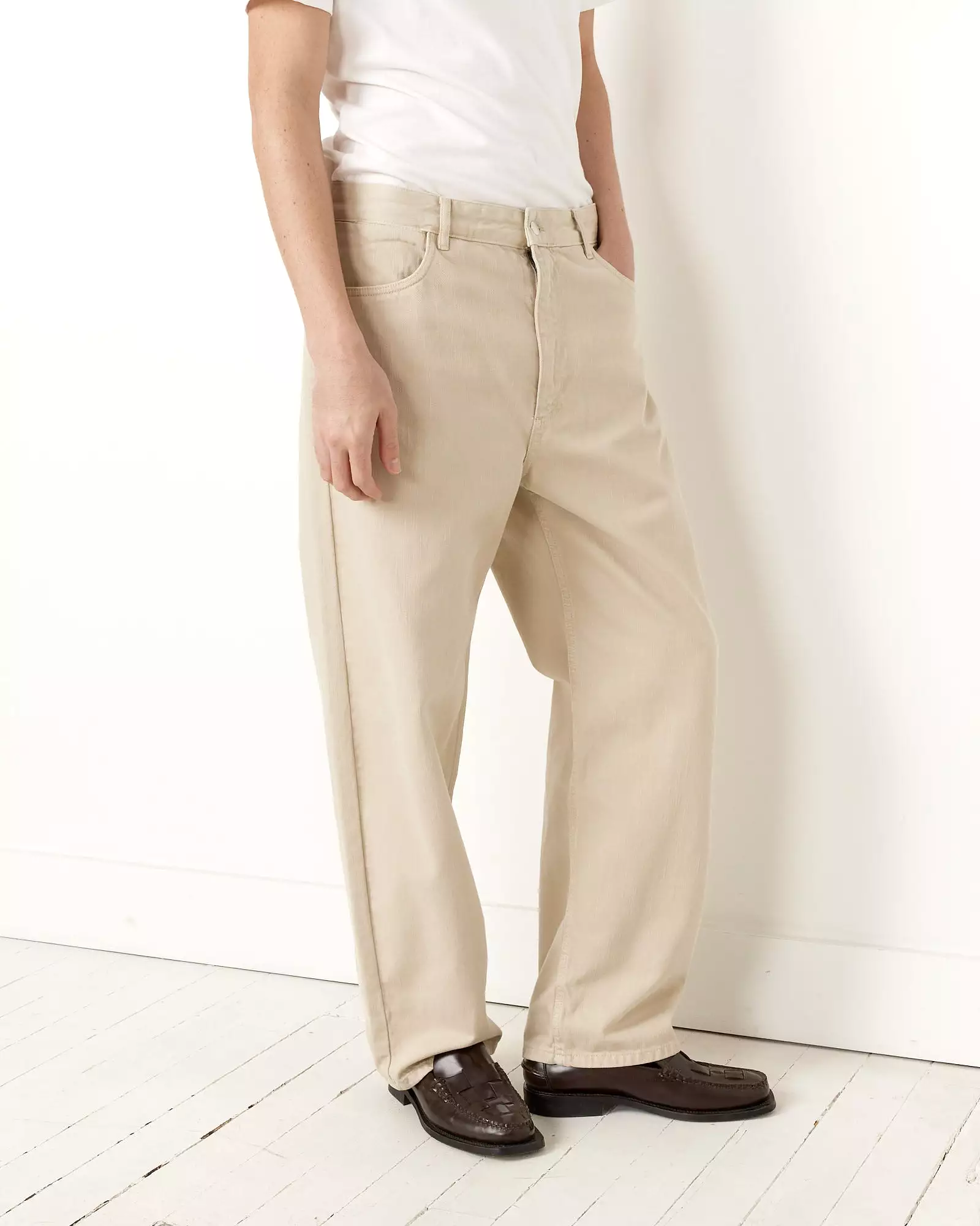 Reed Denim Pant in Dove