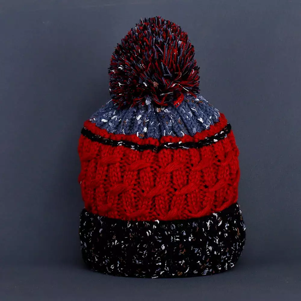 Retro fun Ball stripe Knitted Hat