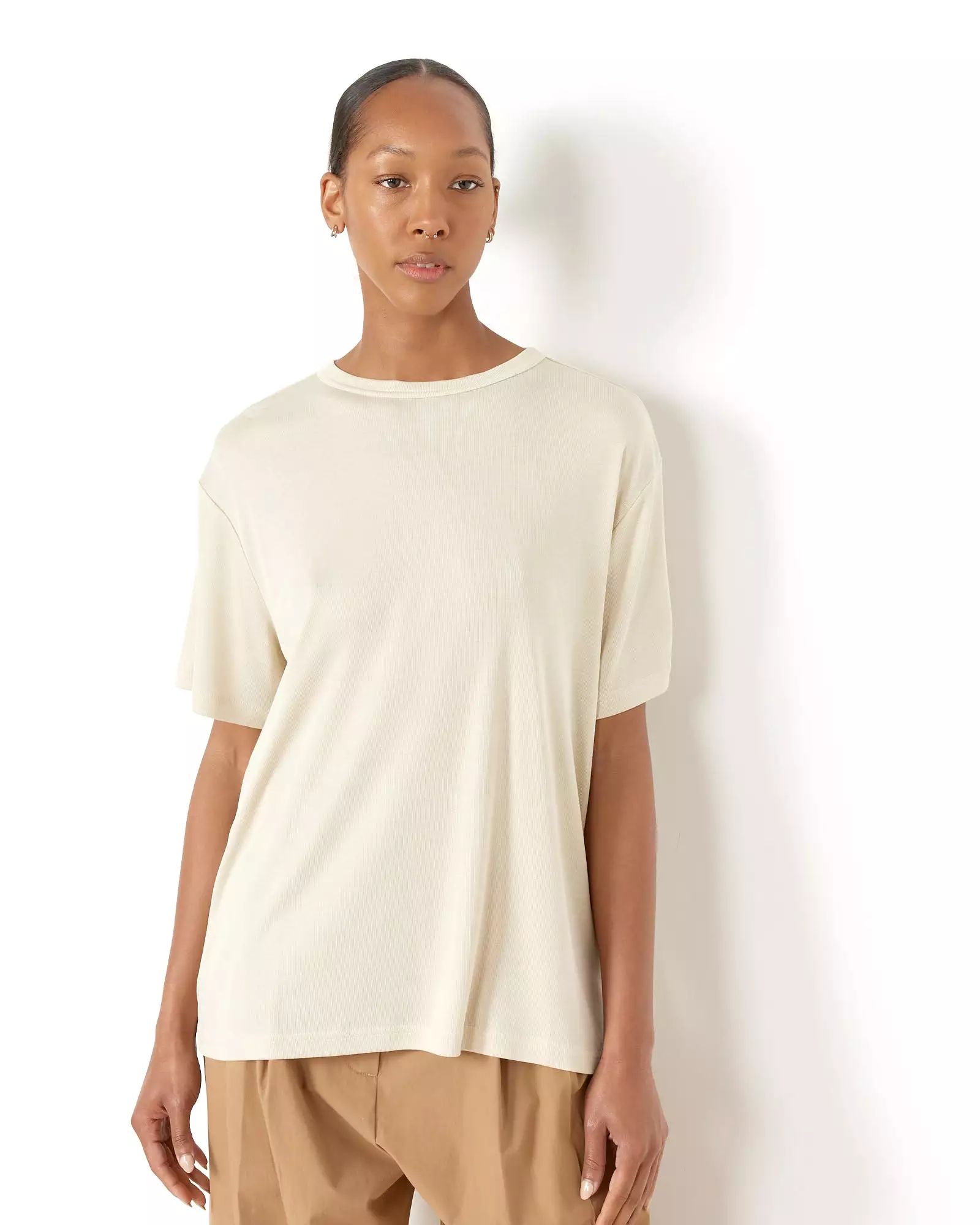 Rond T-Shirt in Bamboo