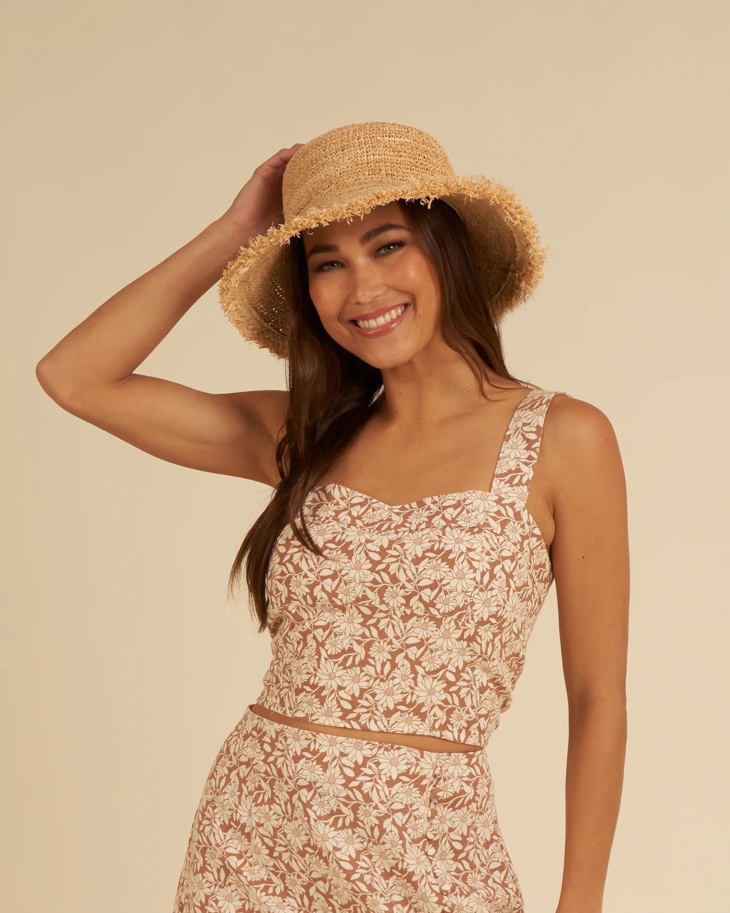 Rylee & Cru - Women's Straw Bucket Hat